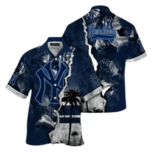 New York Yankees Hawaiian Shirt All Over Print, Custom Name TN040625Y7HWCT16MBNYY