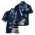 Navy Tropical Flower