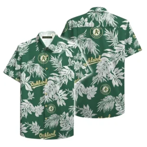 Oakland Athletics Hawaiian Shirt All Over Print, Custom Name TN040625Y7HWCT16MBOAK