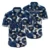 Navy Tropical Flower 2