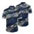 Navy Tropical Flower