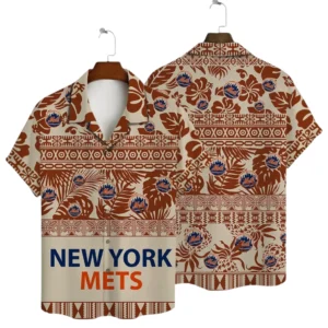 New York Mets Hawaiian Shirt All Over Print, Custom Name TN040625Y7HWCT1MBNYM