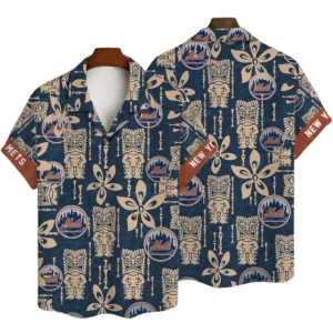 New York Mets Hawaiian Shirt All Over Print, Custom Name TN040625Y7HWCT20MBNYM