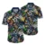 Navy Tropical Flower 2