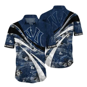 New York Yankees Hawaiian Shirt All Over Print, Custom Name TN040625Y7HWCT23MBNYY
