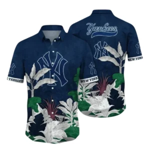 New York Yankees Hawaiian Shirt All Over Print, Custom Name TN040625Y7HWCT28MBNYY