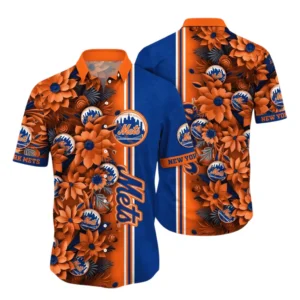New York Mets Hawaiian Shirt All Over Print, Custom Name TN040625Y7HWCT31MBNYM