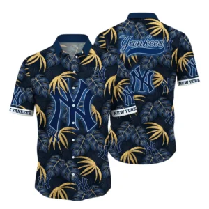 New York Yankees Hawaiian Shirt All Over Print, Custom Name TN040625Y7HWCT39MBNYY