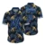 Navy Tropical Flower