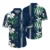 Navy Tropical Flower 3