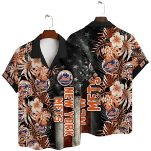 New York Mets Hawaiian Shirt All Over Print, Custom Name TN040625Y7HWCT6MBNYM