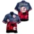 Navy Tropical Flower 2
