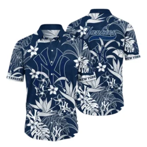 New York Yankees Hawaiian Shirt All Over Print, Custom Name TN040625Y7HWCT7MBNYY