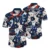Navy Tropical Flower