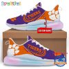 NCAA Clemson Tigers Womens Rainbow Atmospheric Cushion Running Shoes Football Womens Shoes 1.jpg