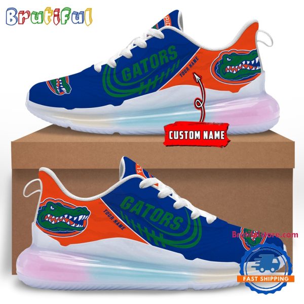 NCAA Florida Gators Womens Rainbow Atmospheric Cushion Running Shoes Football Womens Shoes 1.jpg