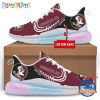 NCAA Florida State Seminoles Womens Rainbow Atmospheric Cushion Running Shoes Football Womens Shoes 1.jpg