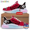 NCAA Georgia Bulldogs Womens Rainbow Atmospheric Cushion Running Shoes Football Womens Shoes.jpg