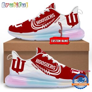 NCAA Indiana Hoosiers Womens Rainbow Atmospheric Cushion Running Shoes Football Womens Shoes.jpg