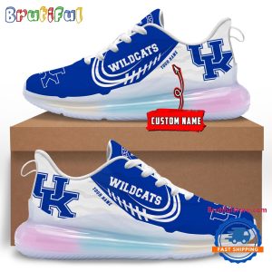 NCAA Kentucky Wildcats Womens Rainbow Atmospheric Cushion Running Shoes Football Womens Shoes 16.jpg