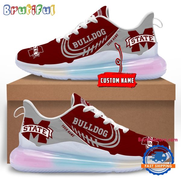 NCAA Mississippi State Bulldogs Womens Rainbow Atmospheric Cushion Running Shoes Football Womens Shoes.jpg