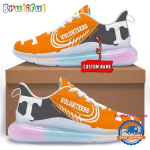 NCAA Tennessee Volunteers Womens Rainbow Atmospheric Cushion Running Shoes Football Womens Shoes.jpg