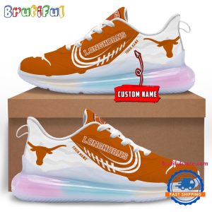 NCAA Texas Longhorns Womens Rainbow Atmospheric Cushion Running Shoes Football Womens Shoes.jpg