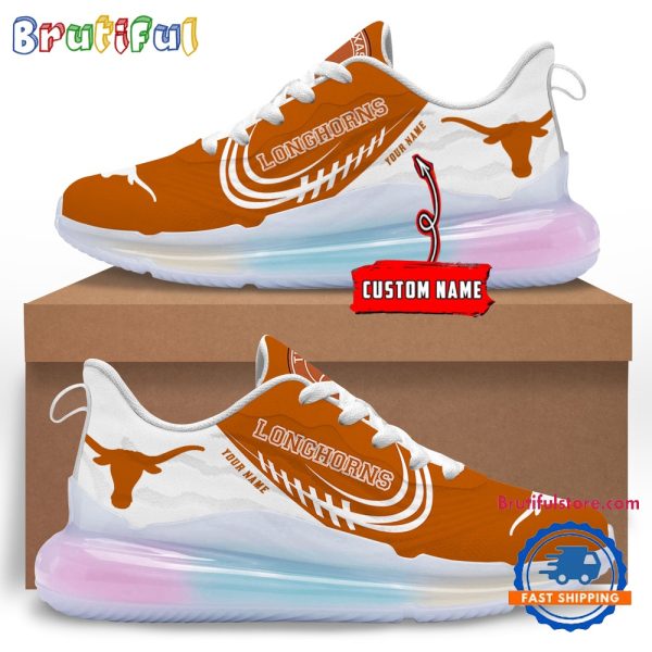 NCAA Texas Longhorns Womens Rainbow Atmospheric Cushion Running Shoes Football Womens Shoes.jpg