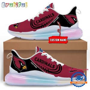 NFL Arizona Cardinals Womens Rainbow Atmospheric Cushion Running Shoes Football Womens Shoes.jpg