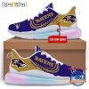 NFL Baltimore Ravens Womens Rainbow Atmospheric Cushion Running Shoes Football Womens Shoes.jpg