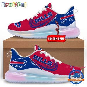 NFL Buffalo Bills Womens Rainbow Atmospheric Cushion Running Shoes Football Womens Shoes.jpg