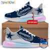 NFL Dallas Cowboys Womens Rainbow Atmospheric Cushion Running Shoes Football Womens Shoes.jpg