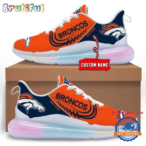 NFL Denver Broncos Womens Rainbow Atmospheric Cushion Running Shoes Football Womens Shoes.jpg