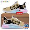 NFL New Orleans Saints Womens Rainbow Atmospheric Cushion Running Shoes Football Womens Shoes.jpg