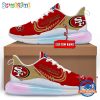 NFL San Francisco 49ers Womens Rainbow Atmospheric Cushion Running Shoes Football Womens Shoes.jpg