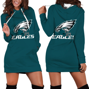 Philadelphia Eagles Womens Hooded Dress 11.png