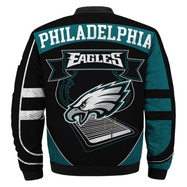 Philadelphia Eagles bomber jacket Fashion men s winter coat 1.jpg
