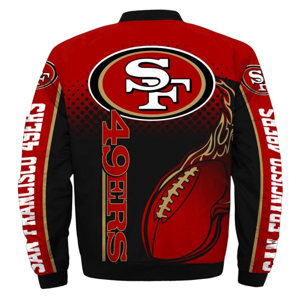 San Francisco 49ers bomber jacket Fashion men s winter coat 1.jpg