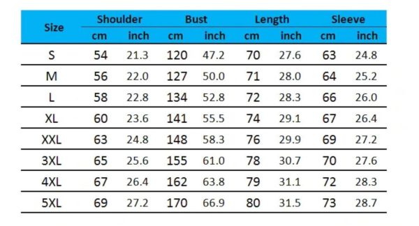Size chart Bomber jacket.jpg