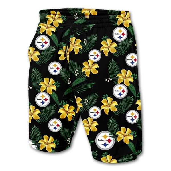 fashion print green leaves yellow flower description 1.jpg