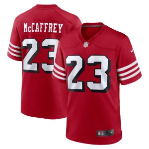 mens nike christian mccaffrey scarlet san francisco 49ers alternate game player jersey pi5207000 altimages ff 5207640 479c438890fd2a390559alt1 full.jpg