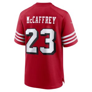 mens nike christian mccaffrey scarlet san francisco 49ers alternate game player jersey pi5207000 altimages ff 5207640 479c438890fd2a390559alt3 full.jpg