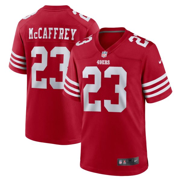 mens nike christian mccaffrey scarlet san francisco 49ers game player jersey pi5207000 altimages ff 5207635 ef0c29189502e78b4fbcalt1 full.jpg