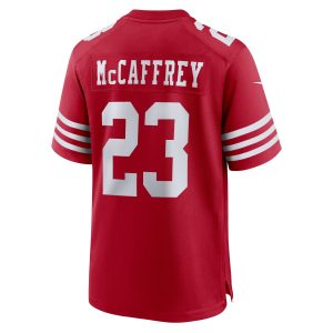 mens nike christian mccaffrey scarlet san francisco 49ers game player jersey pi5207000 altimages ff 5207635 ef0c29189502e78b4fbcalt3 full.jpg