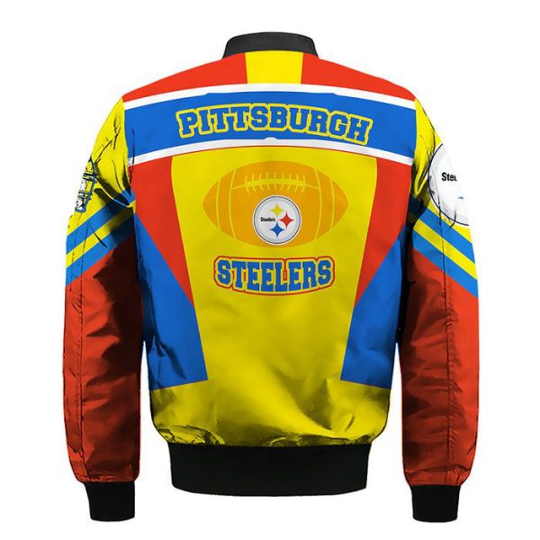 pittsburgh steelers skull red yellow bomber jacket 2.jpeg