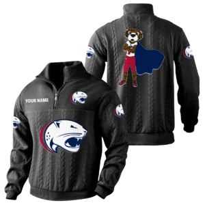 South Alabama Jaguars Quarter-Zip Sweatshirt Stand Collar Custom Name