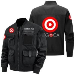 Pegoca Men’s Outdoor Workwear Windbreaker Jacket Custom Name