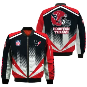 Houston Texans Bomber Jacket All Over Prints Custom Name
