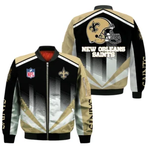 New Orleans Saints Bomber Jacket All Over Prints Custom Name