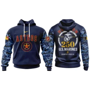 Houston Astros x US Marine Semper Fidelis 250th Birthday 3D Hoodie Limited 2026